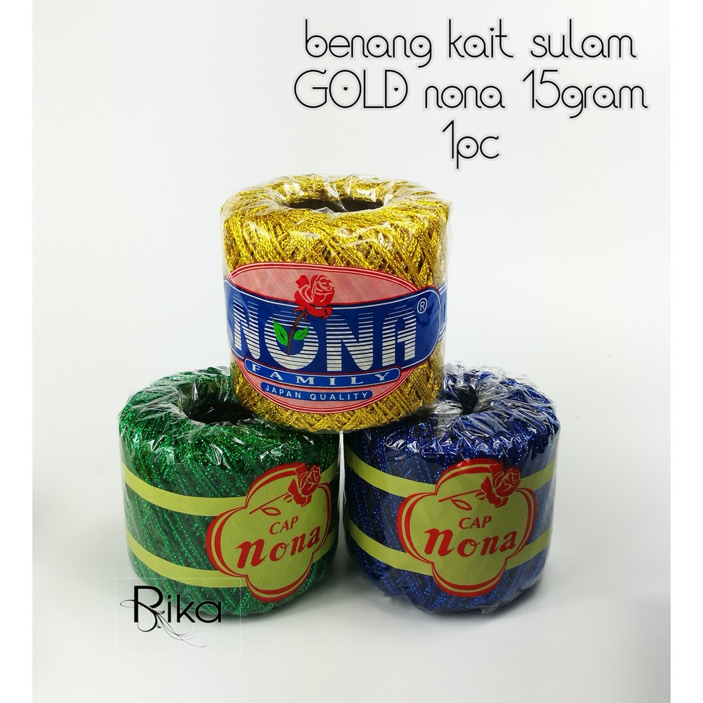 Benang kait Nona GOLD thread 15gram 1pc | Shopee Malaysia