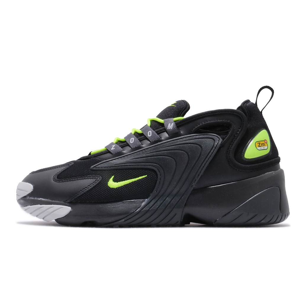 nike zoom 2k black yellow