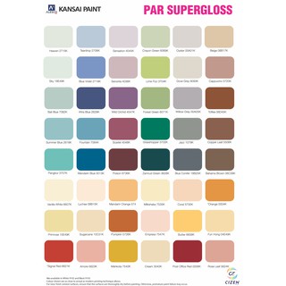 Kansai Paint Color Chart | #The Expert