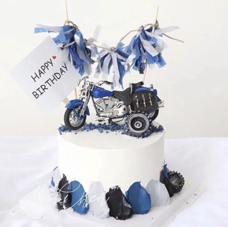 Buy Multicolor Mixed Mini Alloy Motorcycle Toy Birthday Cake Decoration For Boy Man Children Birthday Party Cake Topper Seetracker Malaysia