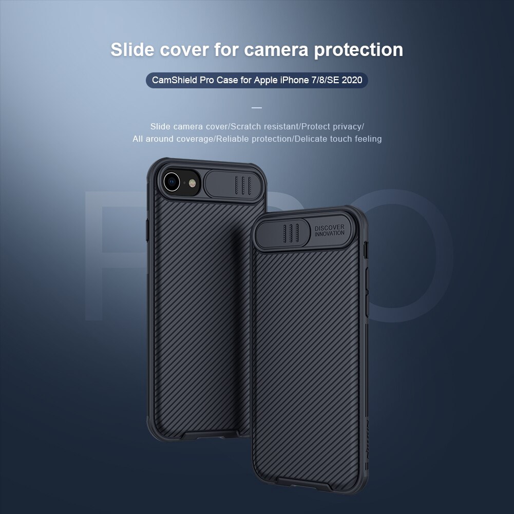 Camera Protection Case For Apple Iphone Se 2 Se2 Nillkin Slide Protective Camera Lens Cover For Apple Iphone 7 Iphone 8 Shopee Malaysia