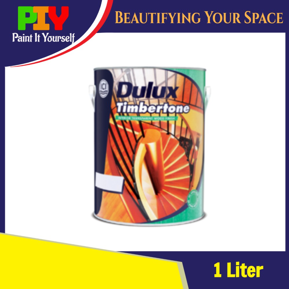 ICI Dulux Timbertone Interior Varnish Cat Varnish Kayu 1L ICI Dulux Timbertone Interior Varnish Cat Varnish Kayu 1L