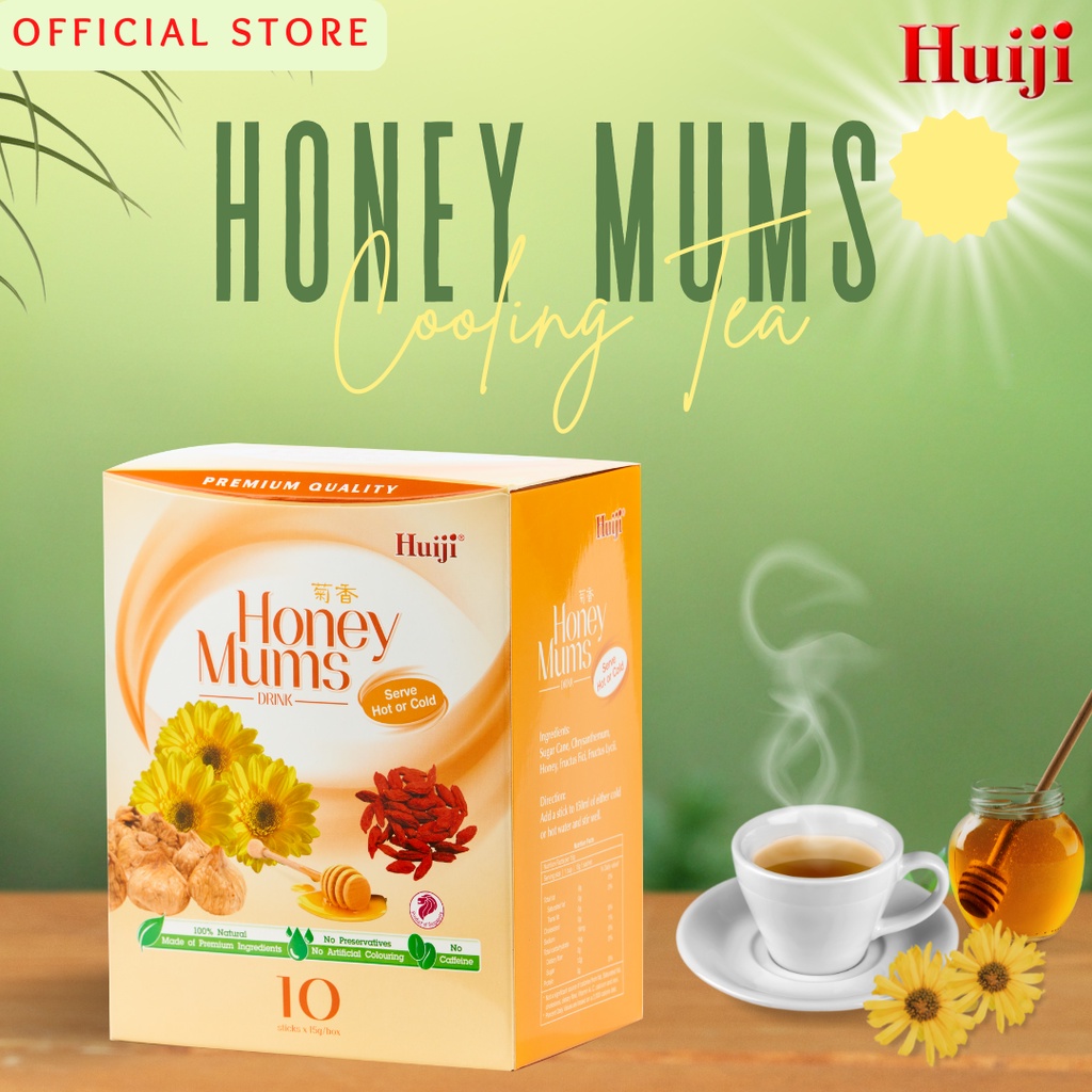 Huiji Honey Mums Tea (10 sticks x 15g) | Shopee Malaysia