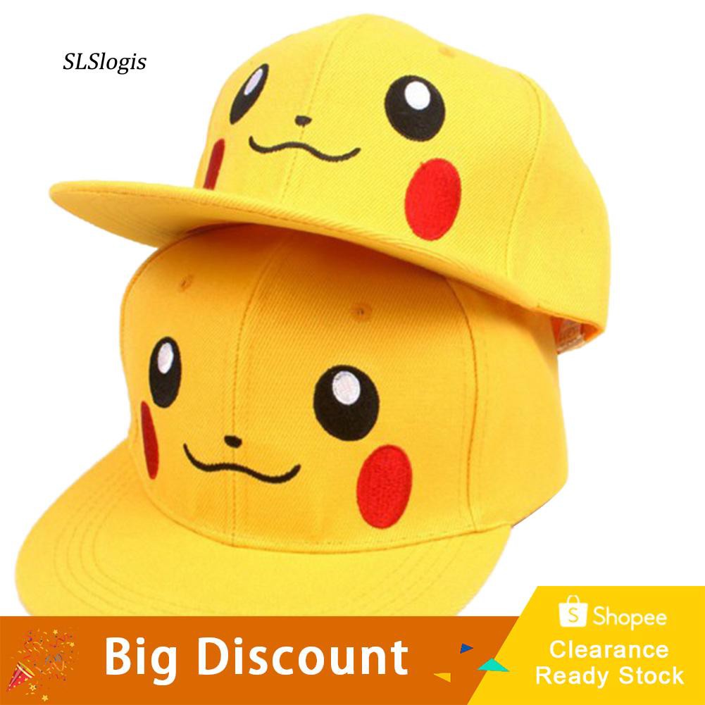 Wac Cartoon Anime Pokemon Pikachu Lovely Parent Child Baseball Cap Adult Kids Hat Shopee Malaysia - 2019 game minecraft roblox cartoon kids sun baseball caps