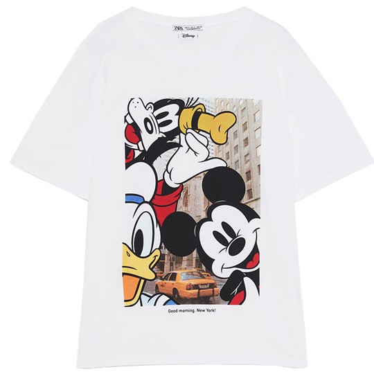 t shirt mickey mouse zara