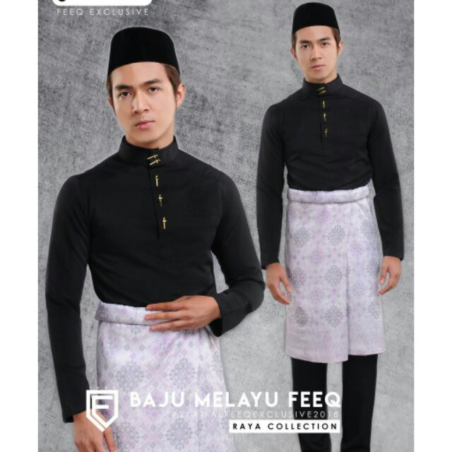 Baju Melayu Hitam Jakel