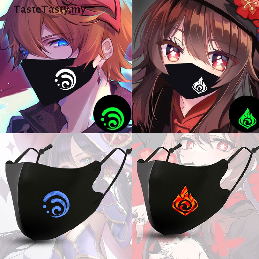 TasteTasty anime genshin impact cosplay mask costume accessories xiao