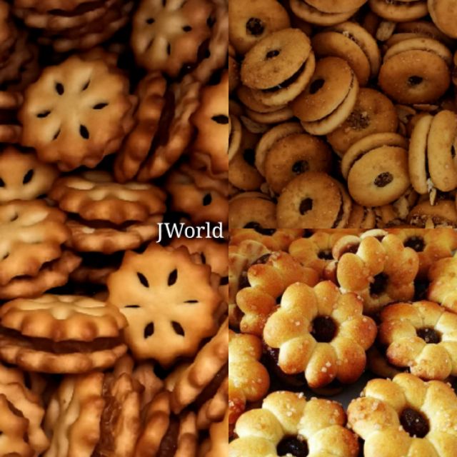 [BISKUT TIMBANG] BISCUIT TART NANAS MINI GOLDEN / MINI DONUT / MINI COCONUT COOKIES TRADITIONAL HALAL