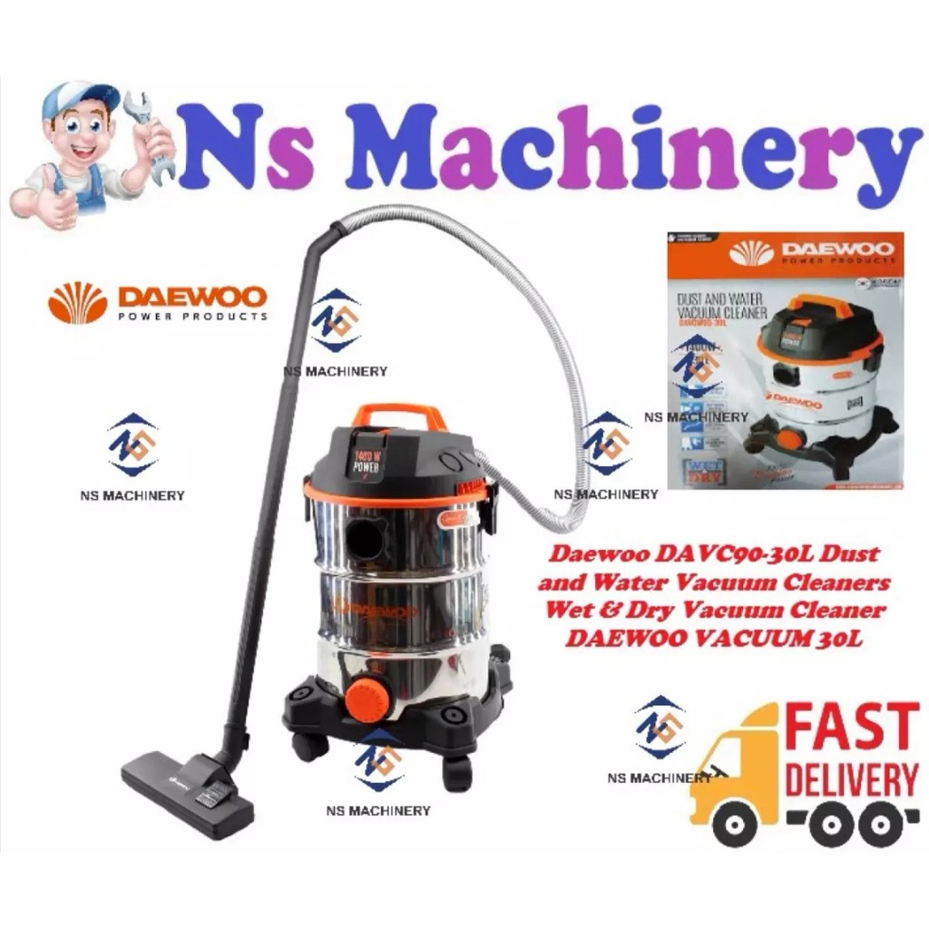 Daewoo DAVC9030L Dust and Water Vacuum Cleaners 30L Wet & Dry Vacuum