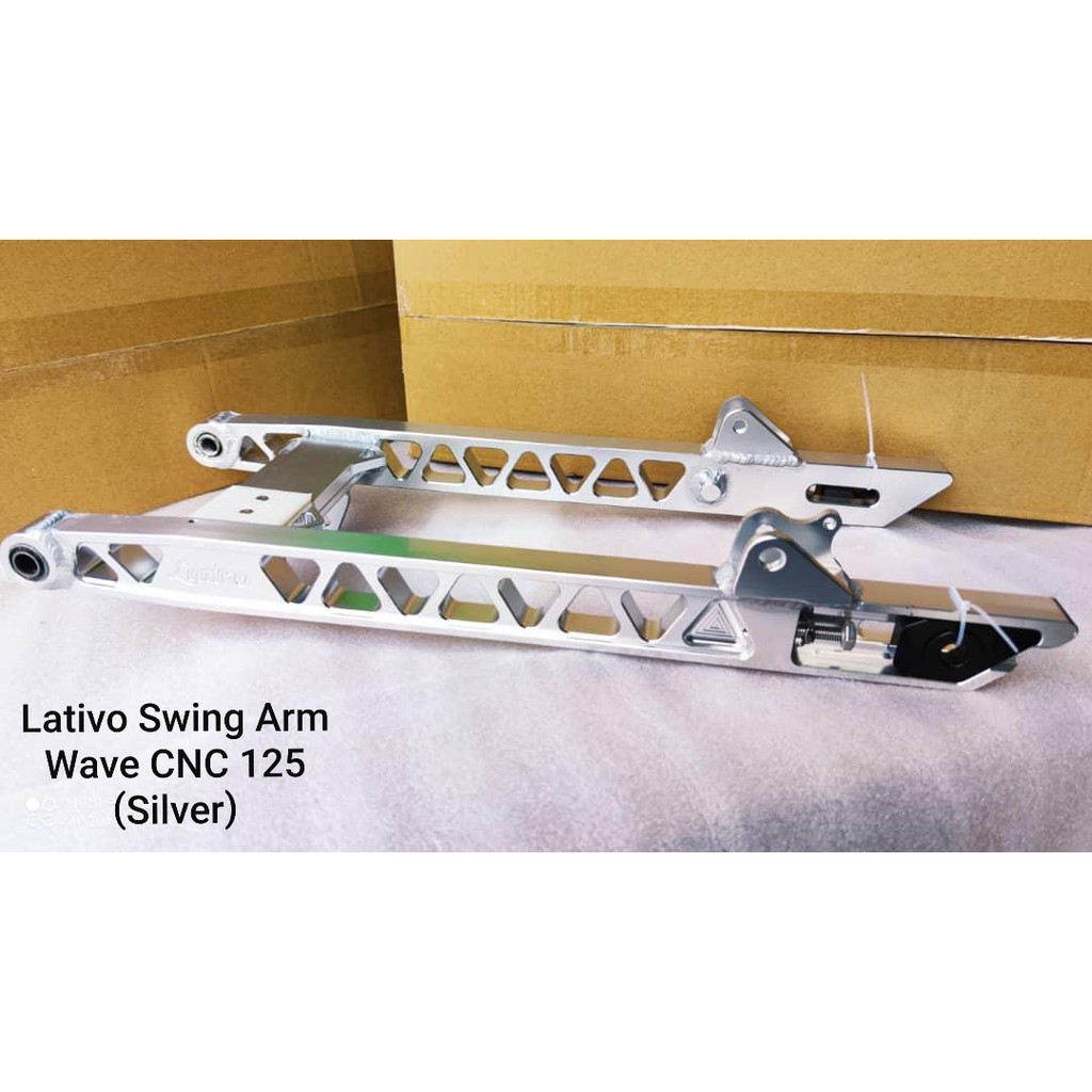 Buy Lativo Swing Arm Wave Cnc 125 Silver Seetracker Malaysia