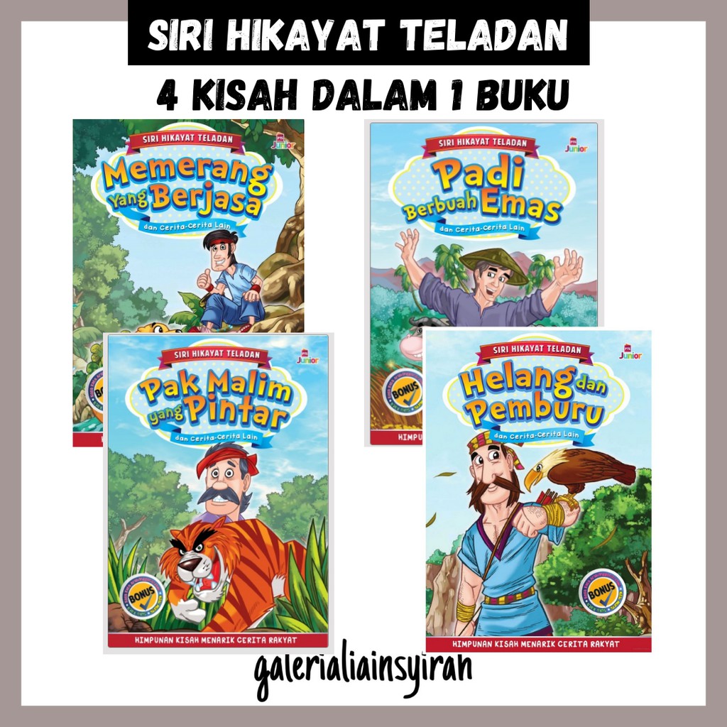 Buku Cerita Kanak Kanak Bedtime Stories Siri Hikayat Teladan Dengan