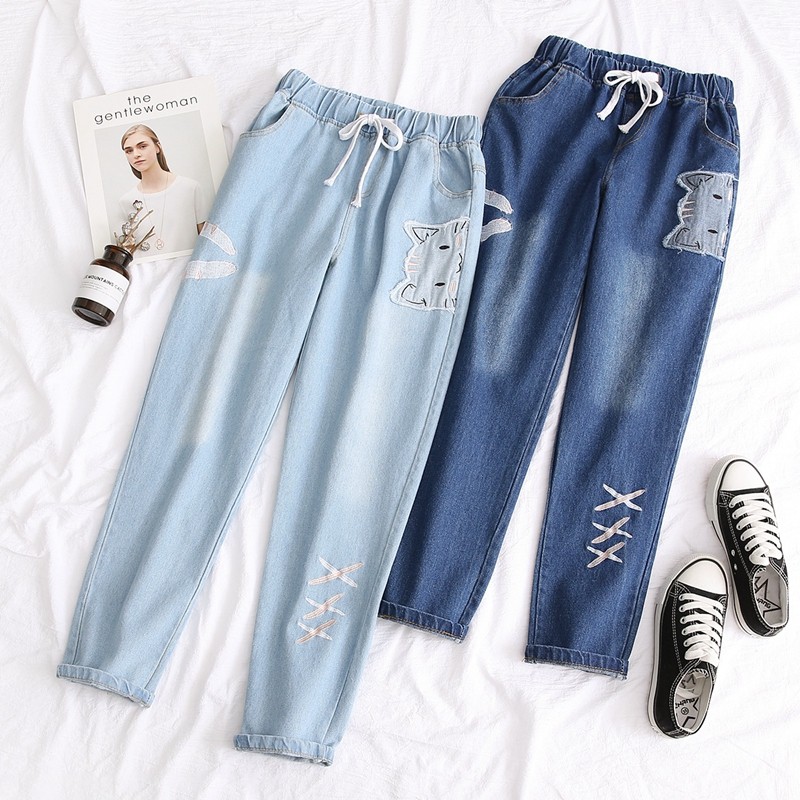 cute loose jeans