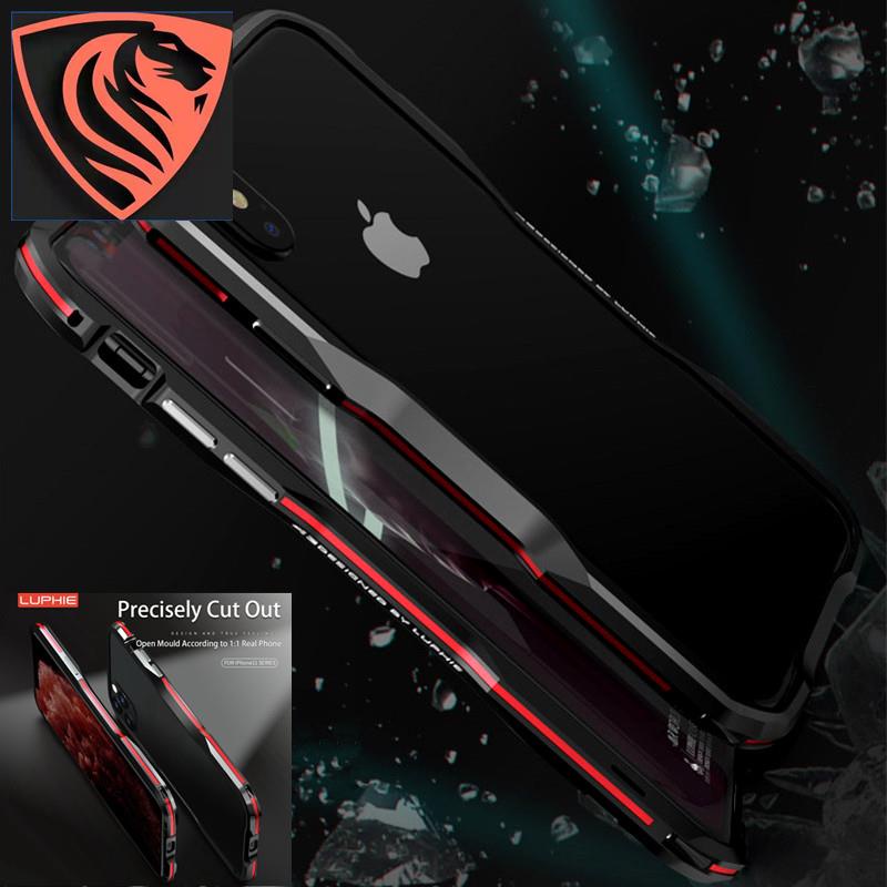 Luphie Case Iphone Se X Xs Max Xr 7 8 Plus 7p 8p Aluminum Metal Bumper Frame Ultra Thin Cases Back Cover Casing Shockproof Shopee Malaysia