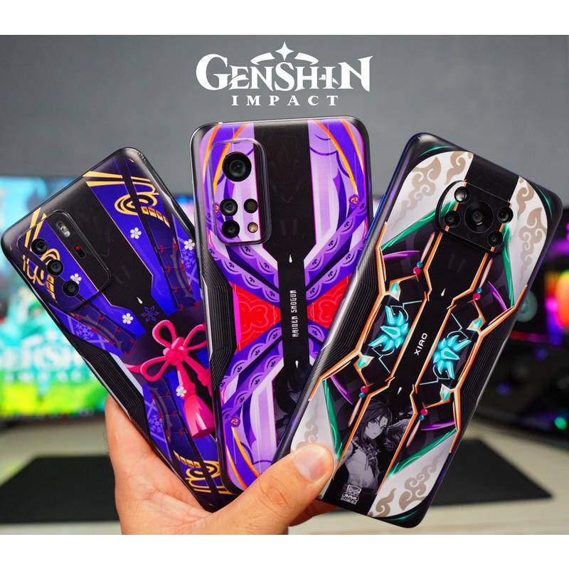 Genshin Impact Gaming Skin Phone Wrap Universal Anime ( PM YOUR PHONE
