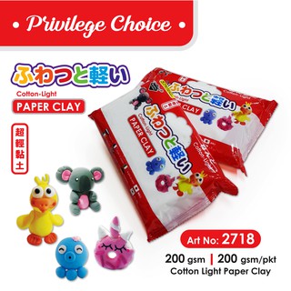 paper clay modelling