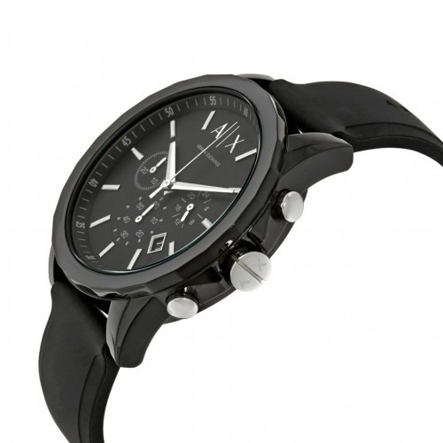 armani exchange ax1326 black chronograph watch