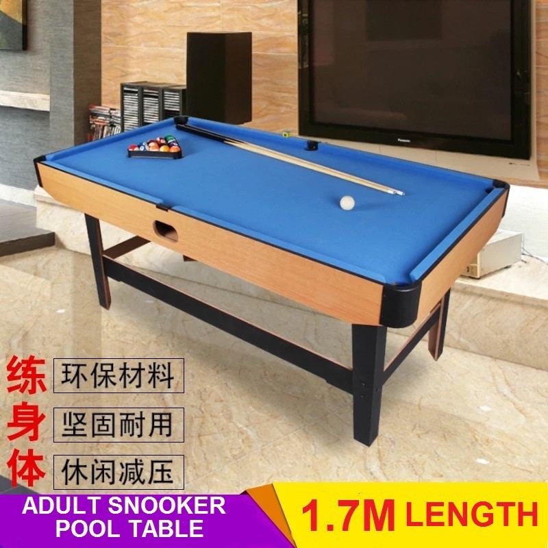 Upgraded 1 7m 170cm Adult Snooker Billiard Pool Table Myshop1st Shopee Malaysia