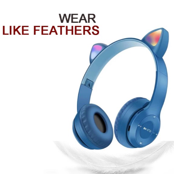 [Local Seller] wierless Cat Headphone P47 P47m Folding WIFI
