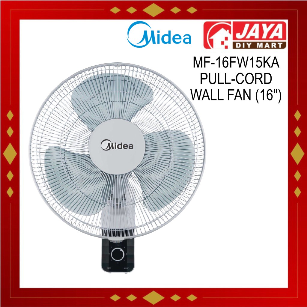 Ready Stock Midea Mf 16fw15ka High Quality Full Cord Wall Fan 16 Shopee Malaysia