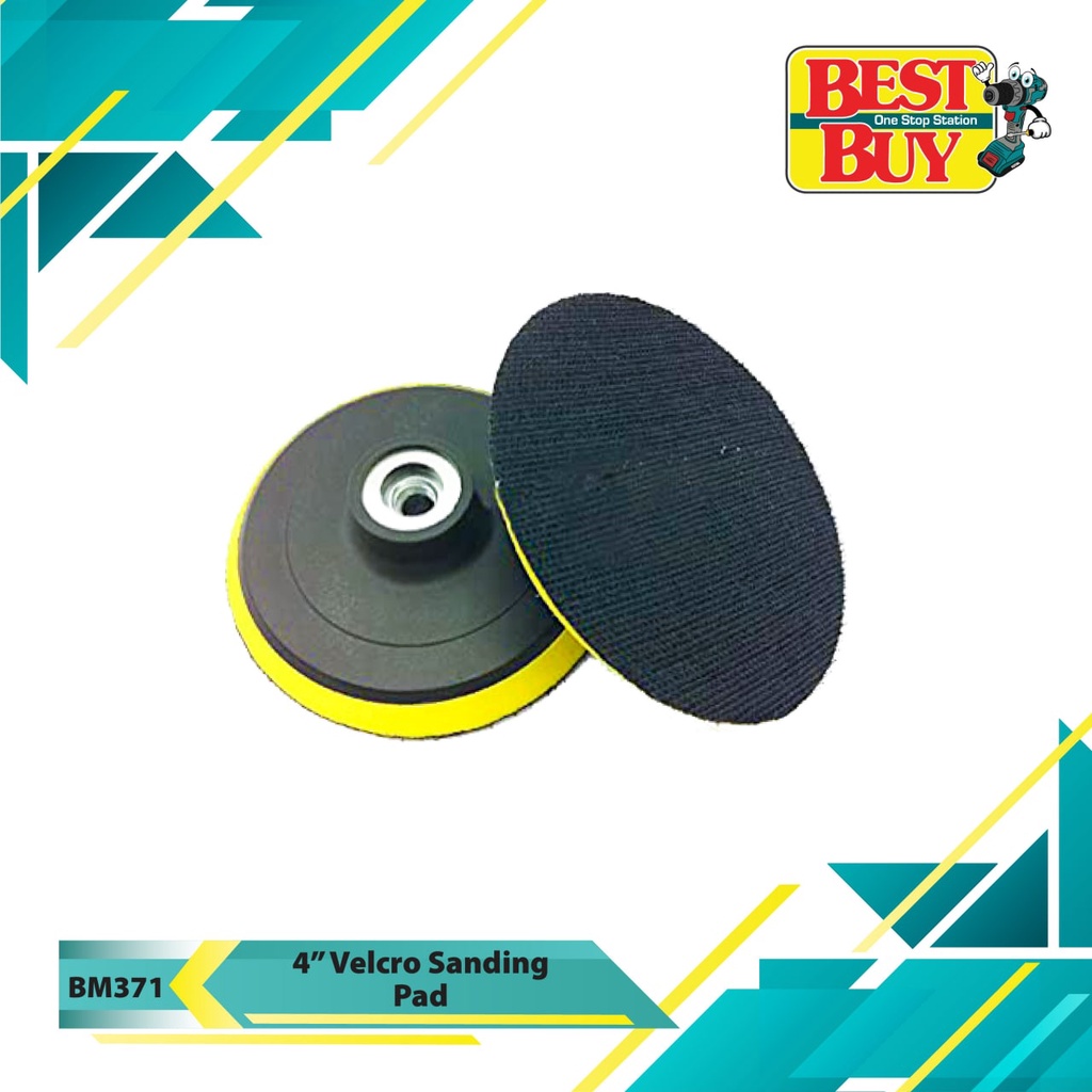 BESTBUY 4'' Velcro Sanding Pad BM371 Shopee Malaysia