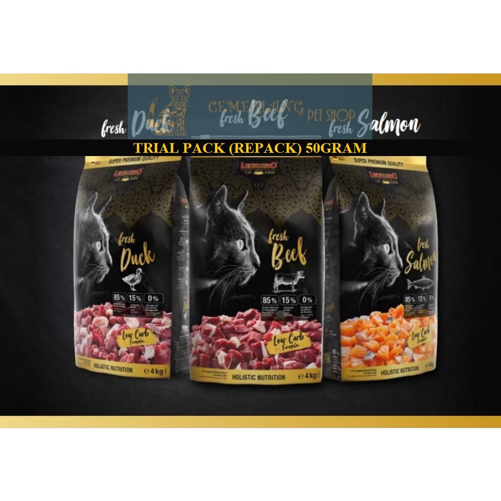 Leonardo Cat Food Fresh Duck / Fresh Beef / Fresh Salmon Repack