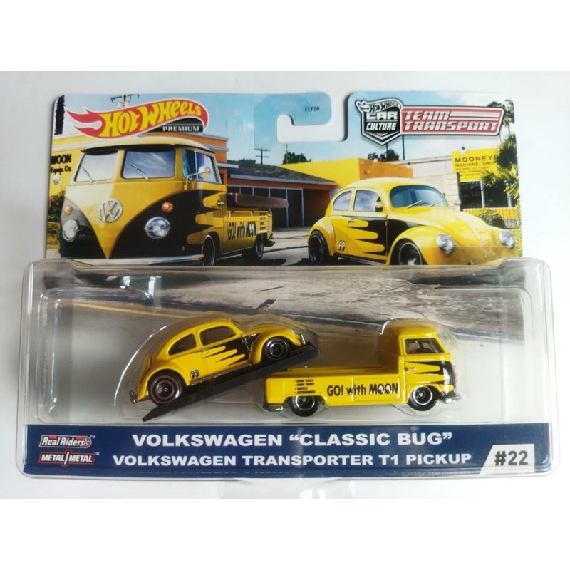 Hot Wheels Team Transport Volkswagen Classic Bug & Volkswagen ...