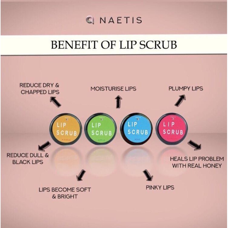 Naetis Organic Lip Scrub Shopee Malaysia