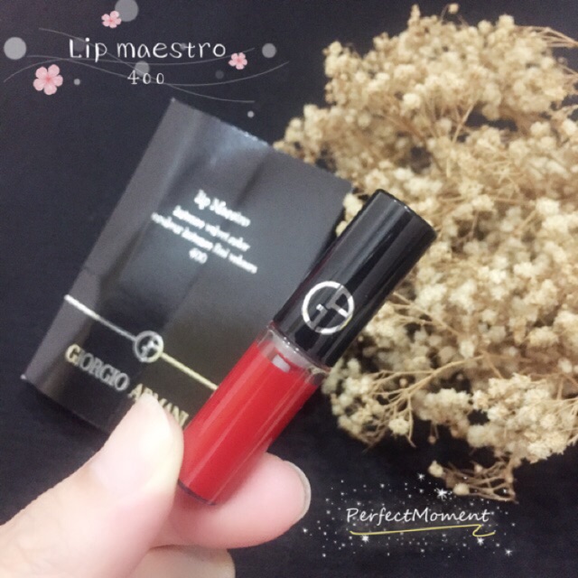 Giorgio Armani lipstick miniature -Lip Maestro 400 | Shopee Malaysia