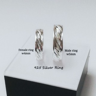Silver 925 Couple Ring / Single Ring Cincin Laki / Cincin Perempuan R259/261 情侣戒指