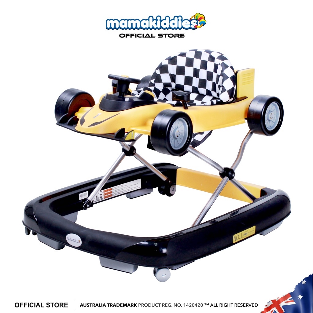 Prime Racer Baby Walker MultiFunction Learning Walker Push Music Toddler Walk Assistance