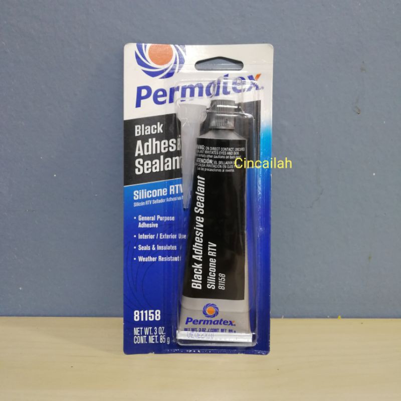 Permatex Black Silicone RTV Adhesive Sealant Gasket Gum 85g 81158