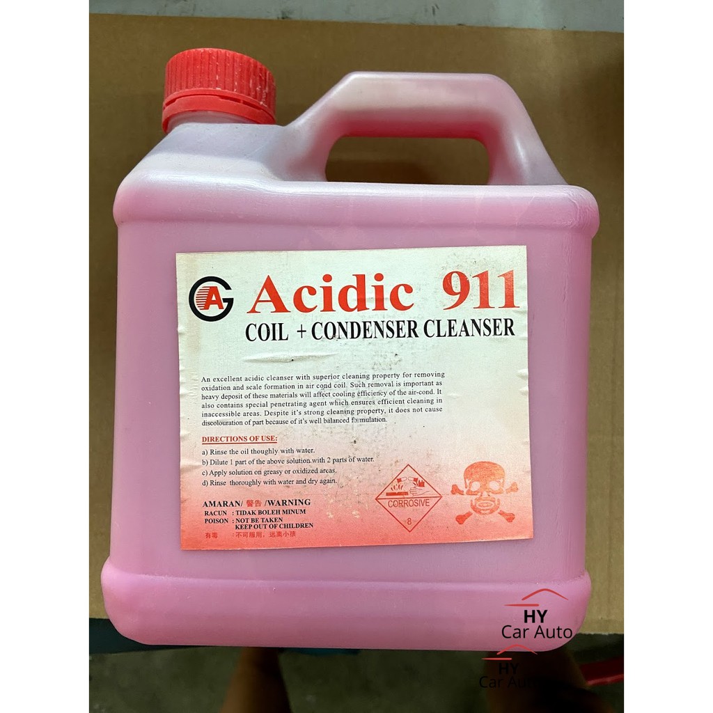 Acidic 911 Coil + Condensor Cleanser RED | Shopee Malaysia