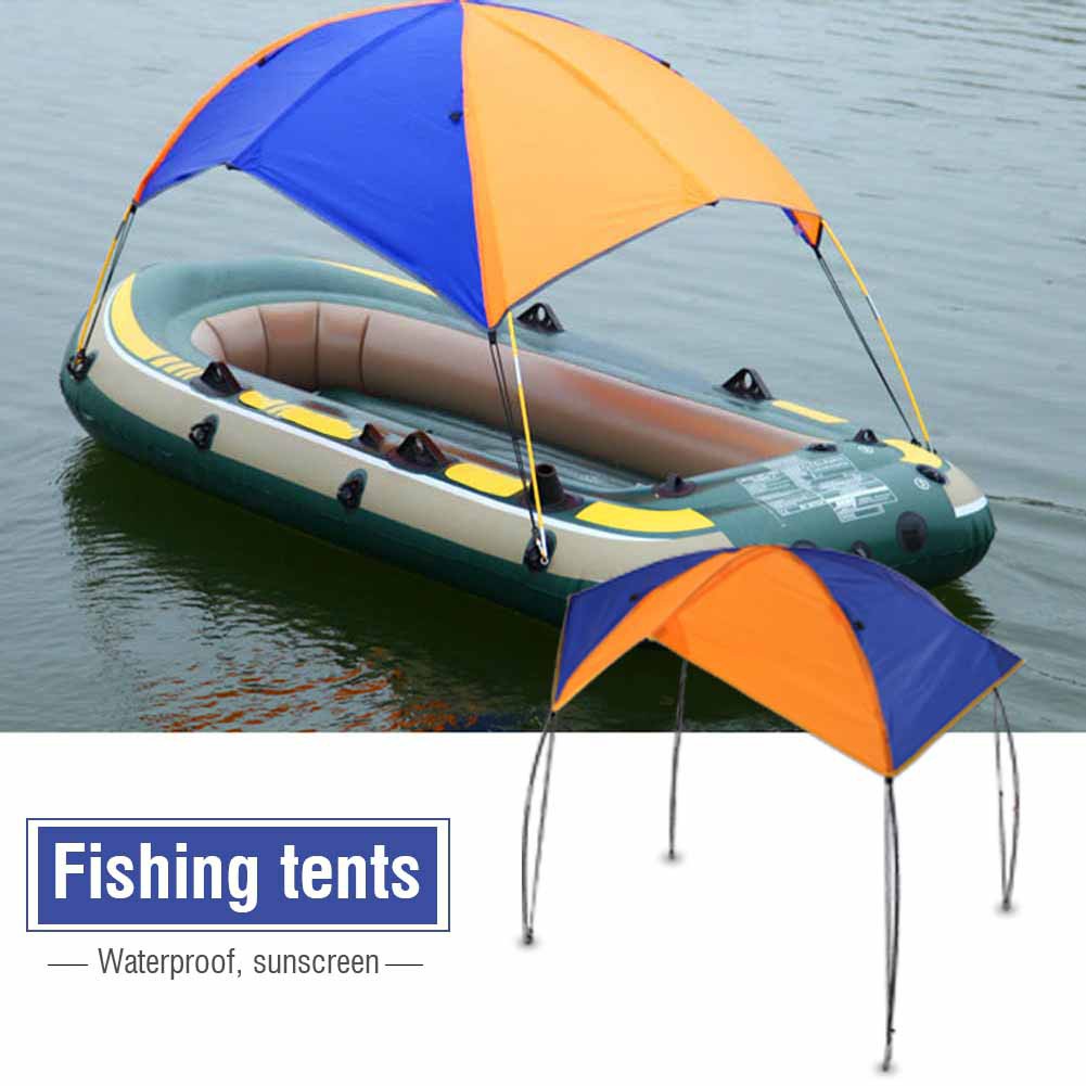 ASHAI 24 Person Inflatable Boat Awnings Tarp Tent Easy Setup
