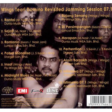 Cd R Wings Teori Domino Revisited Jamming Session 07 1 2007 Shopee Malaysia