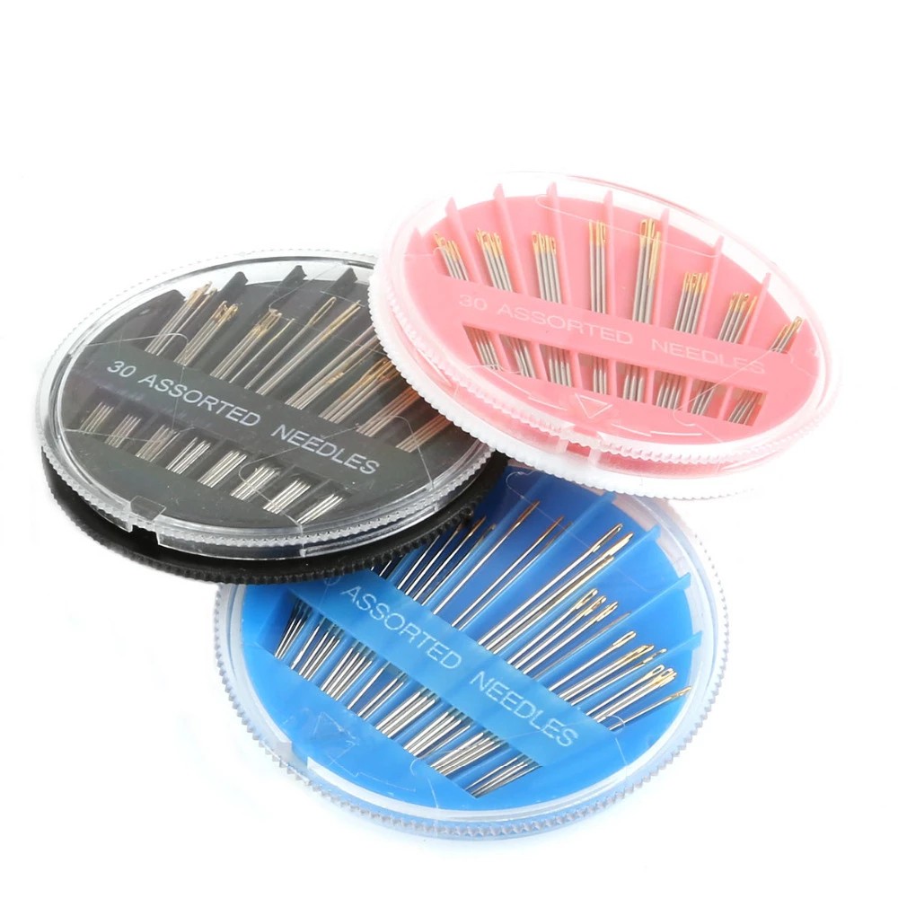 25pcs/box Large Assorted Hand Sewing Needles Gold Eye Needle Embroidery Tapestry Home Wool DIY Sewing Accessories