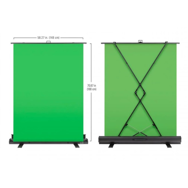 Elgato Green Screen | Collapsible Chroma Key Panel For Background ...