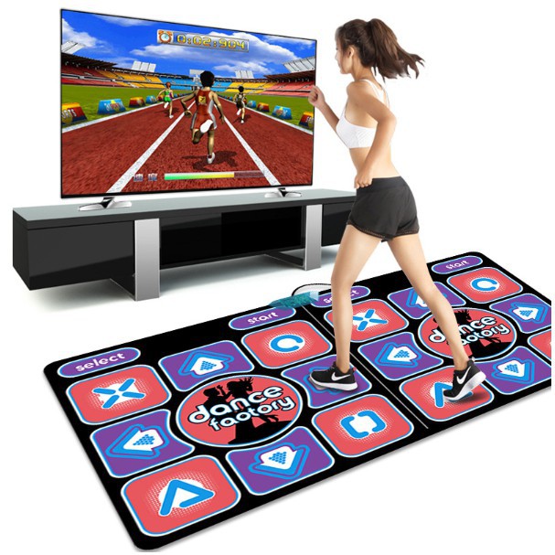 YL Double Dance Mat Wireless Double Dance Rug HDMI TV Computer Dual-use Interface Dancing Machine Home Use Running Blanket 