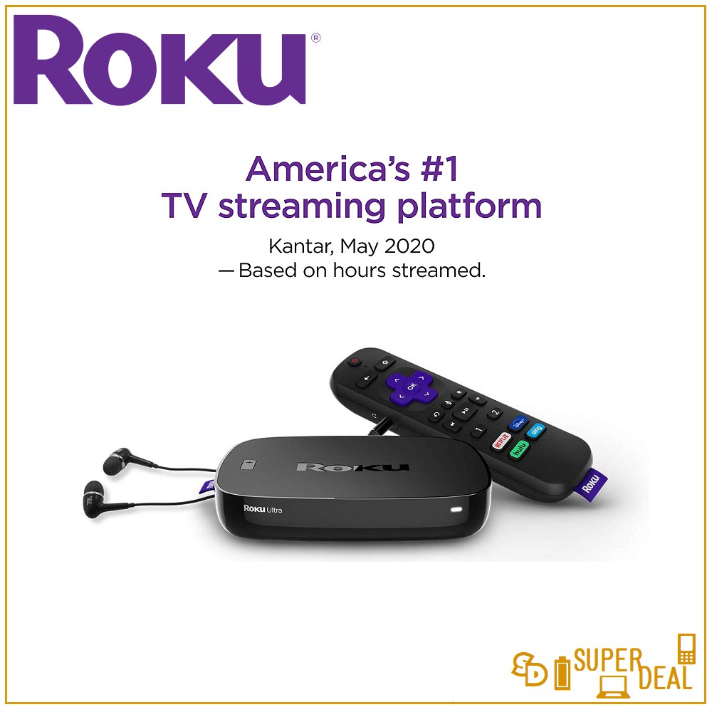 Roku Ultra 2020 | Streaming Media Player 4K/HD/HDR with Premium JBL Headphones