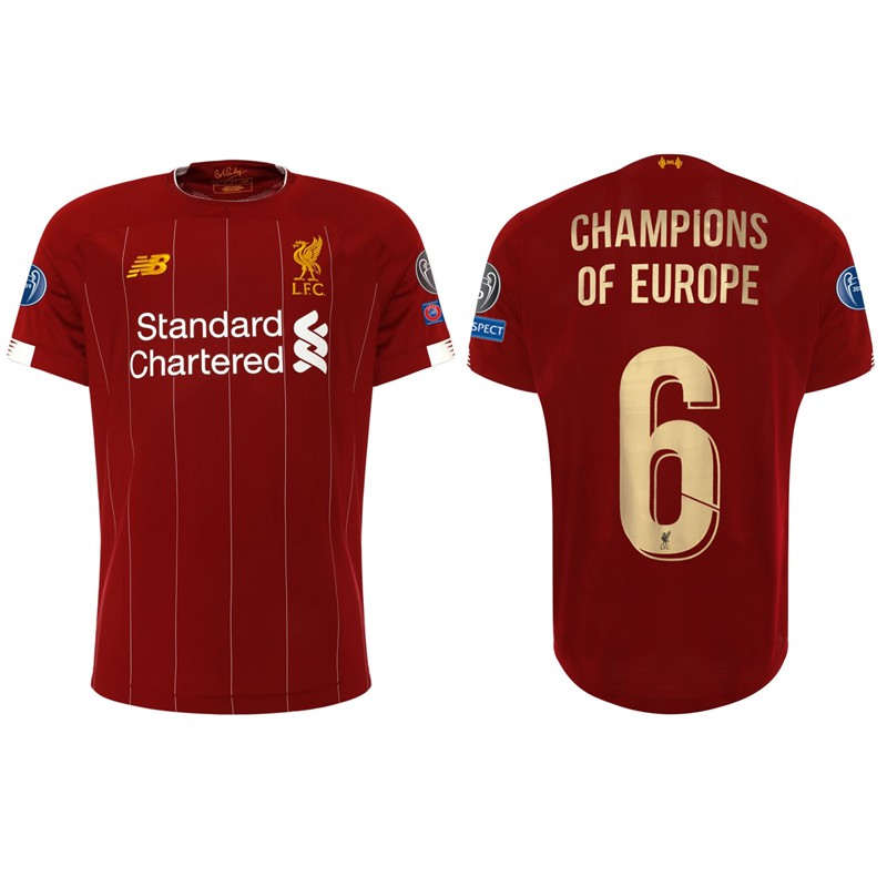 champions of europe liverpool shirt