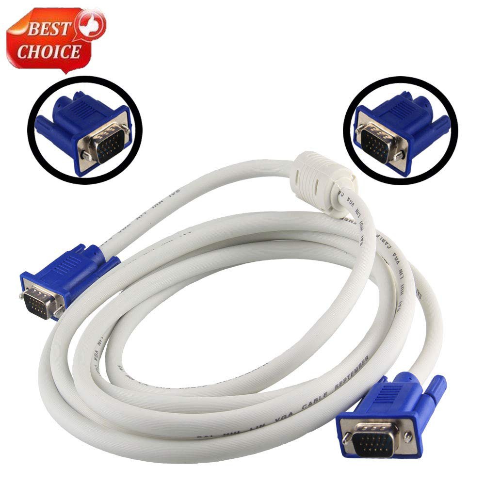 VGA / RGB 1.5meter 3meter 15pin Male to Male 3+4 1.5m 3m Cable HDTV