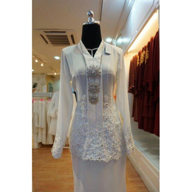 Baju Nikah Off White | Shopee Malaysia