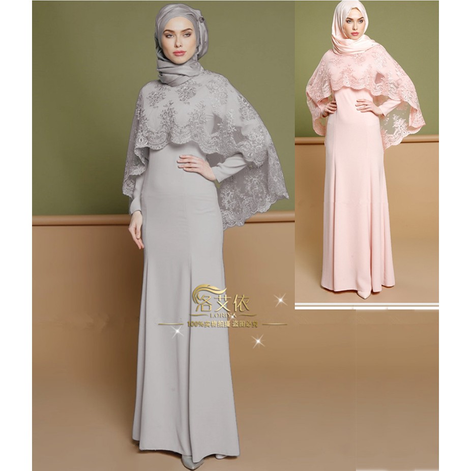 fesyen dress muslimah untuk dinner