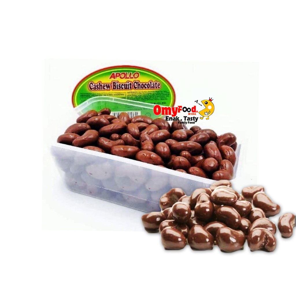 500g Apollo Cashew Biscuit Chocolate Omyfood Shopee Malaysia