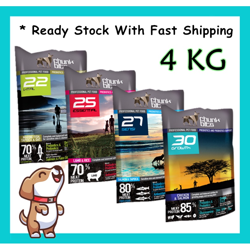 Chunkbits Original Packing 4kg Dog Food | Shopee Malaysia