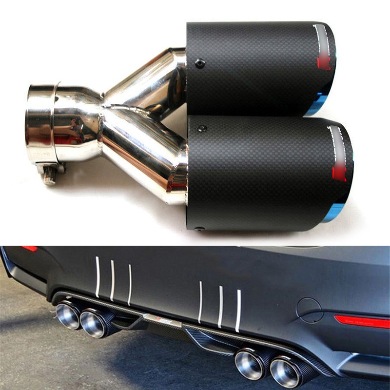 dual exhaust pipes