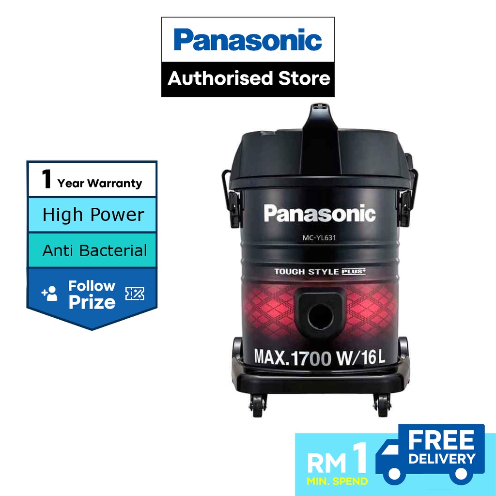 PANASONIC MCYL631 VACUUM CLEANER 1700W MCYL631RV47 PENYEDUT HABUK