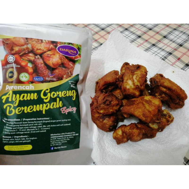 Perencah Ayam Goreng Berempah Darina  Shopee Malaysia