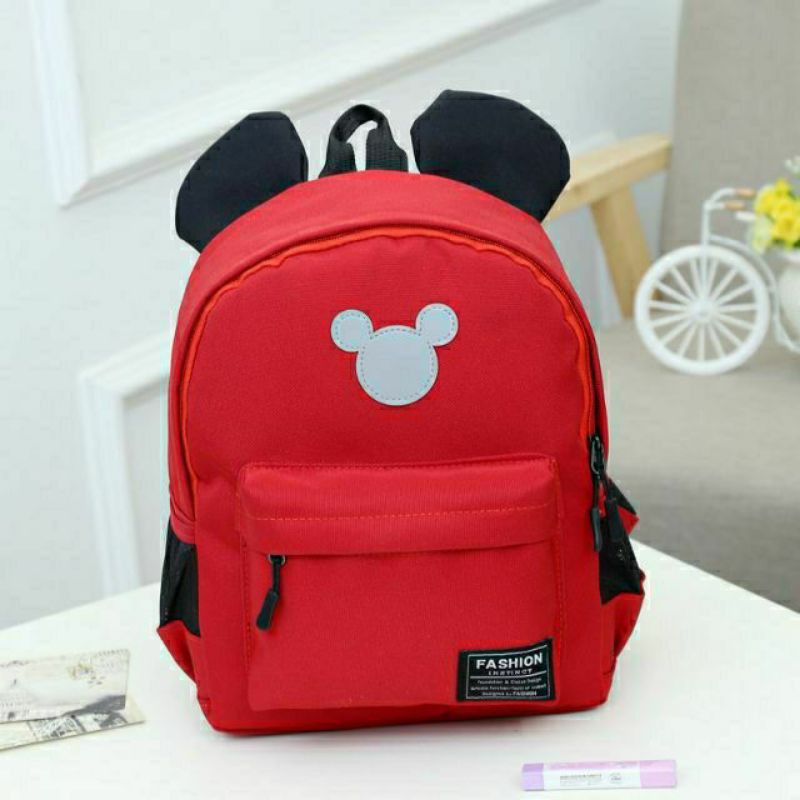 (READY STOCK) Mickey mouse cartoon women and kids backpack | Shopee ...