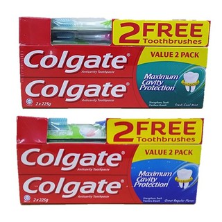 Colgate Toothpaste Twin Pack (225gx2)  Shopee Malaysia