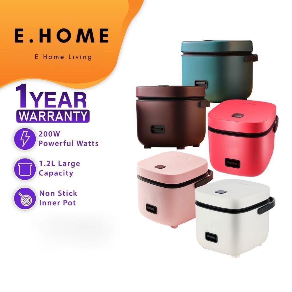 1.2L Smart Cooker Mini Rice Cooker with Nonstick Pot and Steamer 1.2L
